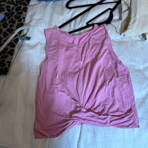 Alo cover tank in pink
